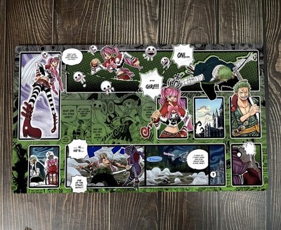 O-P OPCG TCG CCG Perona & Zoro Table Playmat Trading Card Game Mat Pad Mousepad