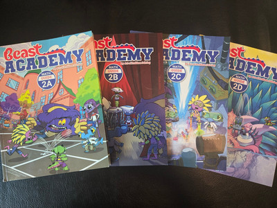 Beast Academy Level 2 Complete Set (2A-2D) Math Guides