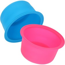  2 Pcs Wachsschmelztopf Wachstopf Silikon Wachsschmelzbehälter Schale