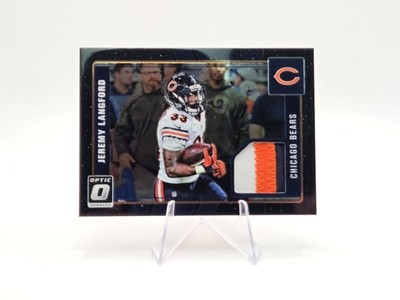 Jeremy Langford 2016 Donruss Optic Donruss Threads Black Prime SP #/25 #13