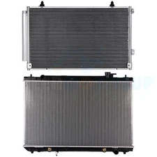 Aluminum Radiator & AC Condenser Cooling Kit for 2001-2007 Toyota Highlander
