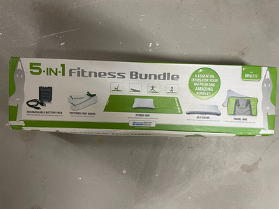 DreamGEAR 5-in-1 Fitness Bundle for Nintendo Wii Fit travel bag