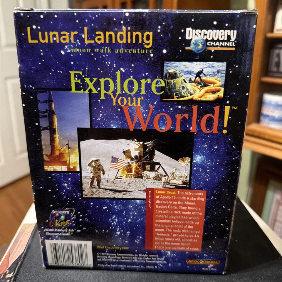 Discovery Channels Explorations Lunar Landing Moon Walk Adventures escala 1/72 Foto 3 de 4