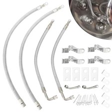 Dually Valve Stem Extenders Kit,Double Tires Air Inflation Kit Fits 16" to 19