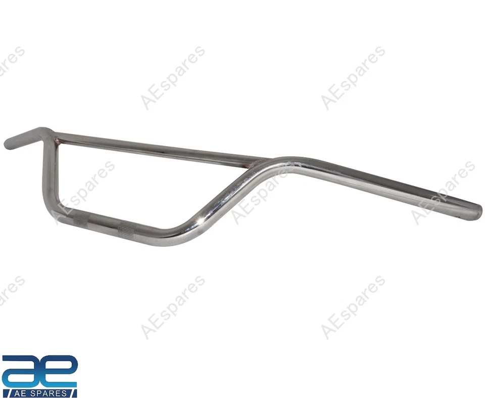 7/8" Chrome Braced Handlebar For Yamaha Honda Kawasaki Royal Enfield Bullet @UK - Imagem 3 de 4