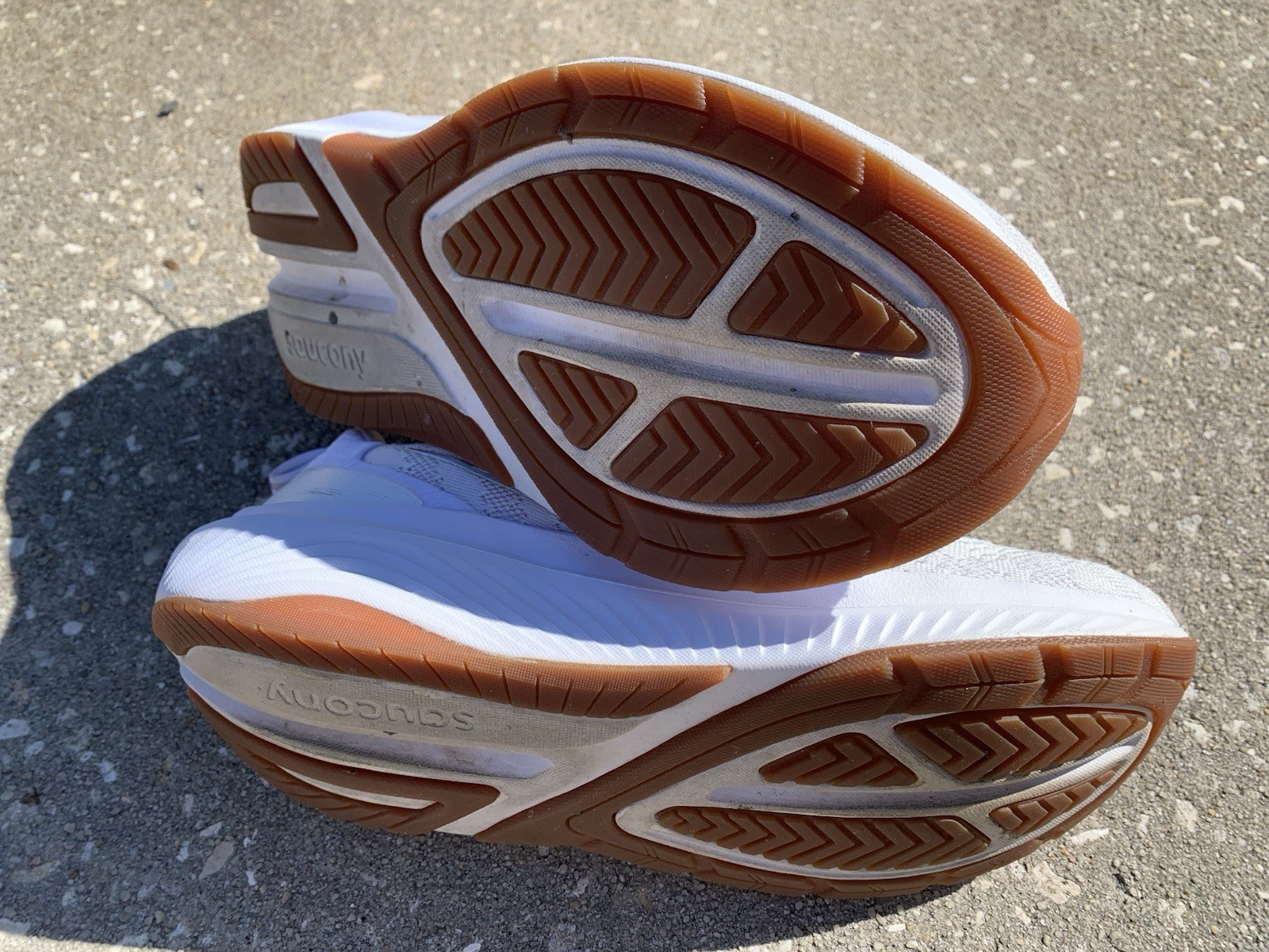 Size 10 - Saucony® Women's Echelon 9 Running Shoes White/Gum Sneakers Comfort thumbnail 11