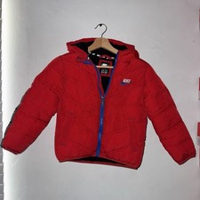 Vintage 90s Nike Kids Futura Taped Puffer Jacket Size 7 Large Kids Rare