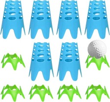 12Pcs Golf Simulator Tees  Plastic Golf Mat Tees Tools for Outdoor Indoor Winter