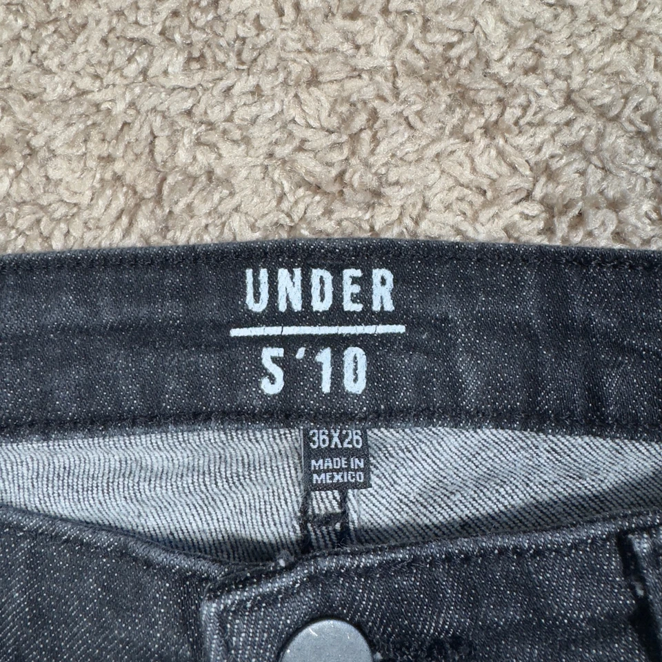 Under 510 Jeans Mens 36x26 (34x26) Black Stretch U-510 Casual Denim Work - Image 3 of 4
