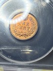 1876 Indian Head Cent Penny 1c SEMI KEY DATE Choice Original XF Full LIBERTY — photo 5