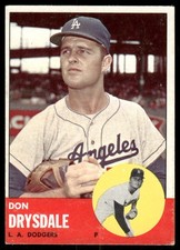 1963 Topps #360 Don Drysdale