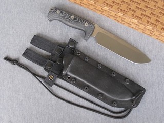 LionSTEEL M7 Black Micarta / Satin Finish Knife. "As" NIB.