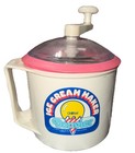 Donvier Premier Ice Cream Maker Frozen Dessert Pink 1-Pint Hand Crank