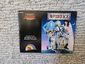 Beetlejuice Nes Nintendo Entertainment System CIB Complete With Inserts! 