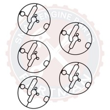Pack of 5pcs 698781 Float Bowl Gasket for Nikki Carburetor Rebuild Kit