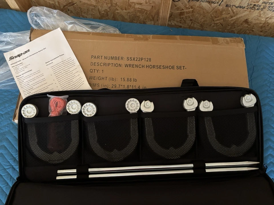 snap-on tools promotional wrench horse shoe set collectible SSX22P128 - Image 2 of 2