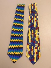 2 SAVE THE CHILDREN 100% Jedwabne krawaty - Schwiggles & We Are All Individuals