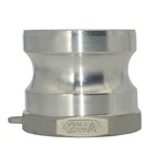 2" inch Camlock type A male to NPT Female Threaded Adapter Stainless Steel 316