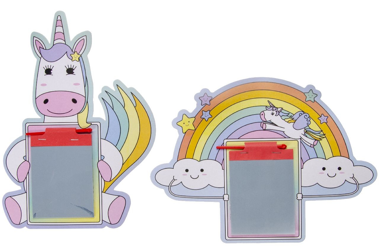 Single Unicorn Magic Board - Writing Pad Drawing Slate Party Bag Filler