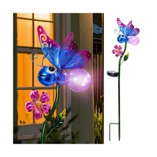 Afirst Decorative Solar Lights Outdoor Solar Butterfly Stake Lights... Fast Ship