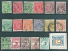 AUSTRALIA George V used stamp collection including Roos to 2/-