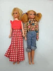 2 Barbie 1967 & 1969  Vintage Skipper Dolls 9"