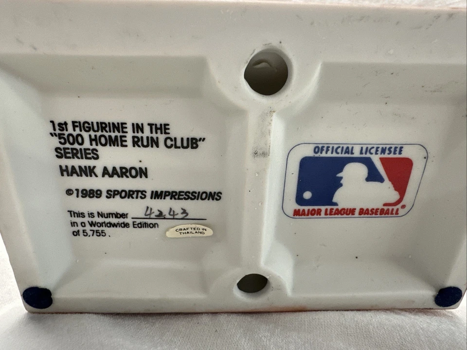 Figura De Colección Sports Impressions Hank Aaron Edición Limitada/5755 **leer por favor Foto 4 de 4