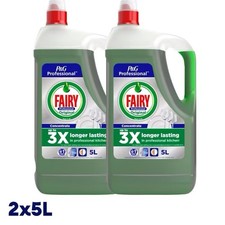 Fairy Original Hand Dish Washing Up Liquid 2x5L 4.25 per litre