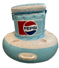 Pepsi Cola Promo Inflatable Floating Cooler Beer Soda Water Ice for Pool Beach