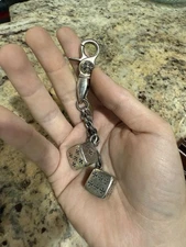 Chrome Hearts Dice Keychain Sterling 100 Grams