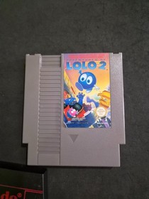 ADVENTURES OF LOLO 2 NINTENDO NES PAL A MATTEL ITA USATO SOLO CASSETTA E MANUALE