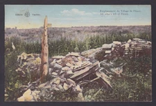 FRANCE, Postcard, Verdun, All what's left of Fleury, WWI, Unposted