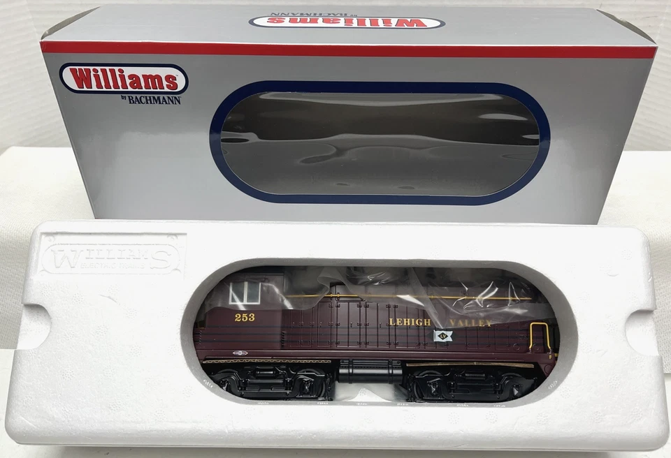 WILLIAMS O-GAUGE 21607 LEHIGH VALLEY NW-2 SWITCHER #253 POWERED LOCOMOTIVE - NIB - Image 2 of 4