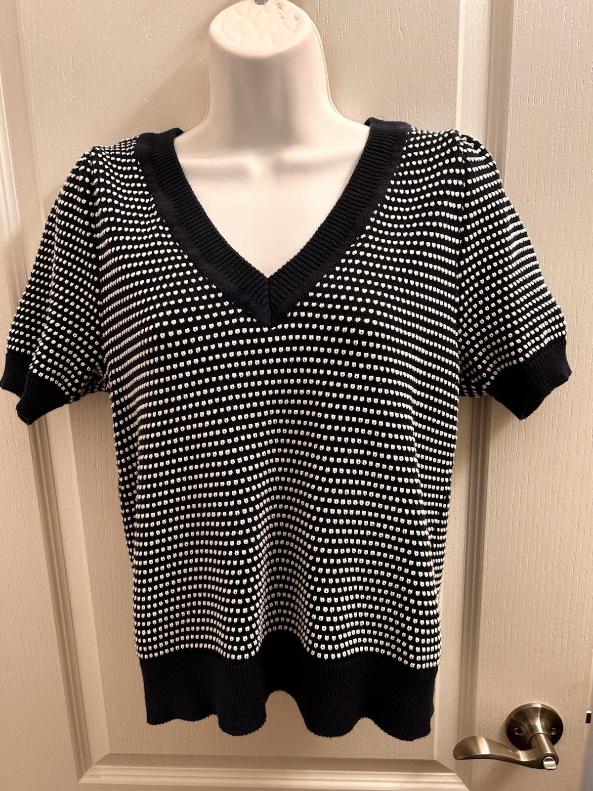 Tommy Hilfiger Women’s Size Medium Navy Blue Blouse
