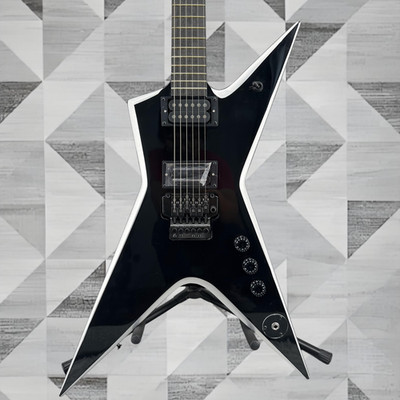Dimebag Darrell Stealth Style Black Electric Guitar HH Pickup FR Bridge Ship US
