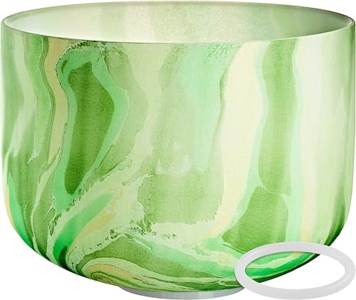 Meinl Sonic Energy Marble Crystal Singing Bowl 10 F Note Heart Chakra - Picture 1 of 6