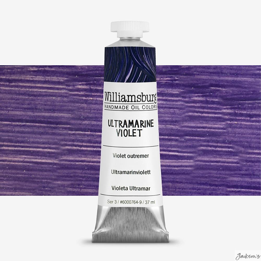 Williamsburg Oil Paint Premium Linseed Oil 37ml Tube For Glazing Ultramarine ...
