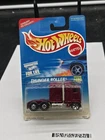 Vintage HotWheels THUNDER ROLLER - SEMI TRUCK 1996 #483 - Red,  5spk NIP