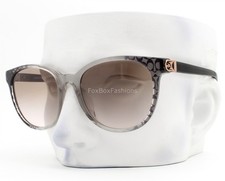 Coach Sunglasses Gray Gradient Signature C Rose Gold HC 8350U 57103B with Case