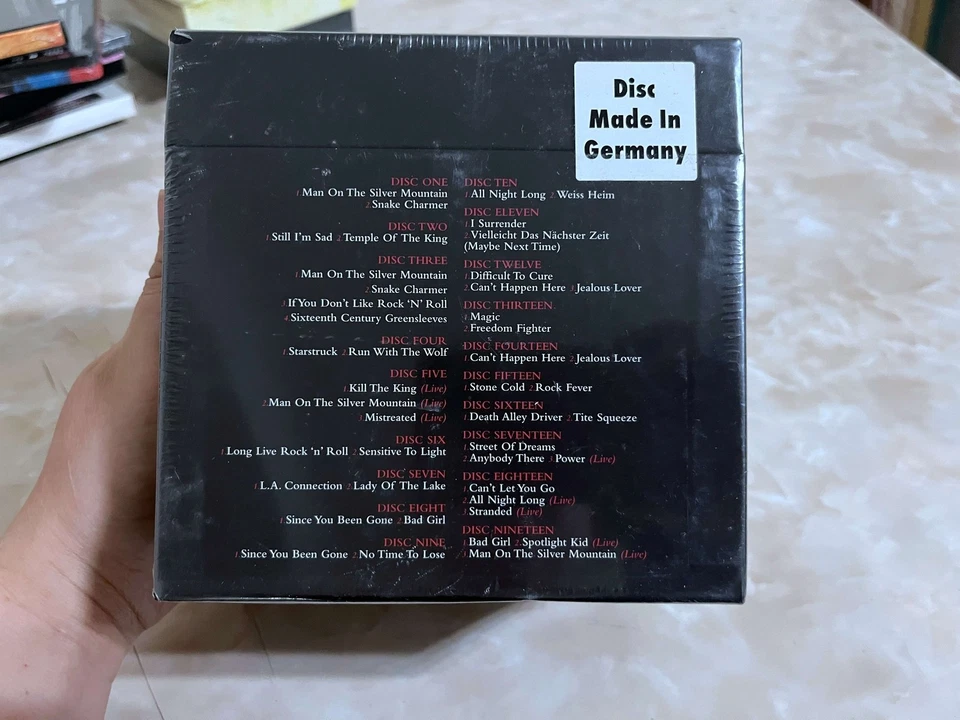 Rainbow – The Singles Box Set 1975-1986 600753460535 EU 19CD Box Set Limited NEW - Image 2 of 4