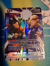 DBS FB10-102 ALT Android 17 /Android 18 Dragon Ball Fusion World Cross Force NM