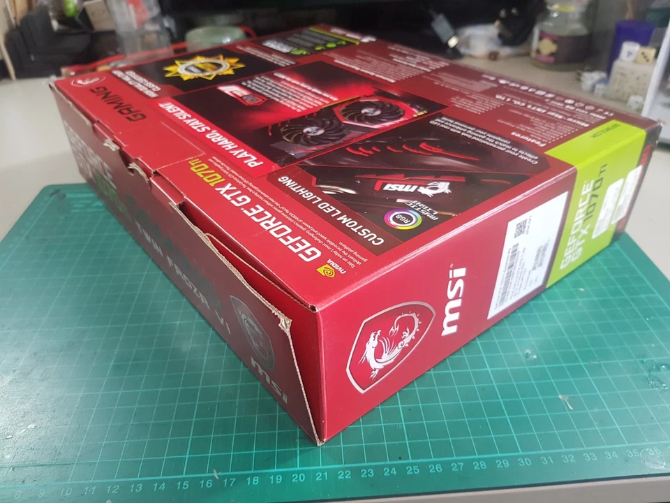 Nvidia MSI GTX 1070 Ti Gaming Graphics Card 8 GB GDDR5 DX12 - Tested And Working - Image 4 of 4