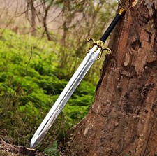 Custom Handmade He-Man Power Sword Replica     Masters of the Universe 1987     Grey