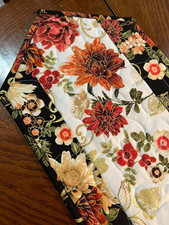 Handcrafted-Quilted Table Runner-NEW-Explosion of Elegance - Fall Floral 2025