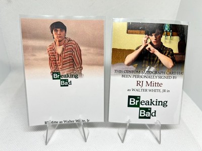 RJ Mitte Walter White Jr Autogrammkarte Breaking Bad individuell signierter Stil