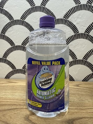 Scrubbing Bubbles Automatic Shower Cleaner Refill  34 oz. 90% Full