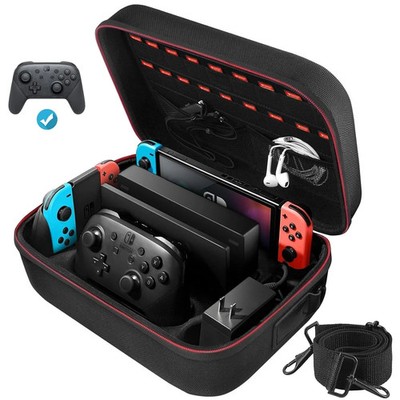 COOWPS Switch Carrying Case for Nintendo Switch OLED 18 Slots FROM USA