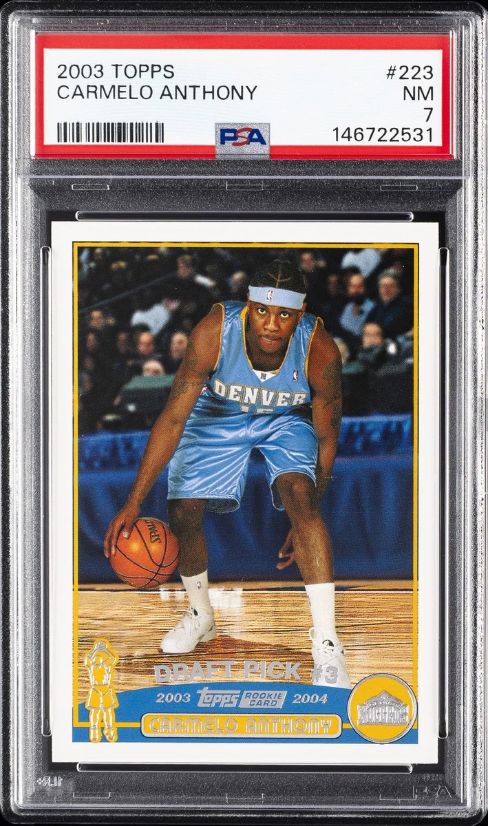 Topps Carmelo Anthony Basketball Rookie Sports Trading Cards