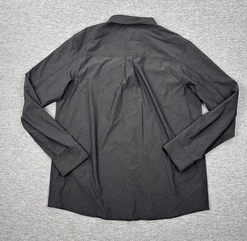 Outdoor Research Shirt Mens XL Gray Wayward Stretch Long Sleeve Button Up Hiking - Image 2 of 4