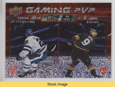 2024-25 Series 1 Gaming PVP Speckle Fabian Zetterlund Jack Eichel READ 1s2y